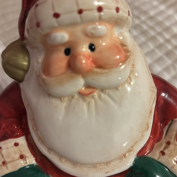 FITZ AND FLOYD Fireplace Santa Stocking Holder 619/119 Discontinued W/ Box 2005 - Picture 14 of 14